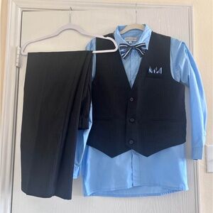 Size 16 Boys Formal Suit Vest Set